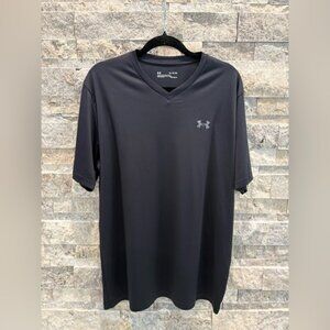 Under Armour Men's Black V-Neck Tee